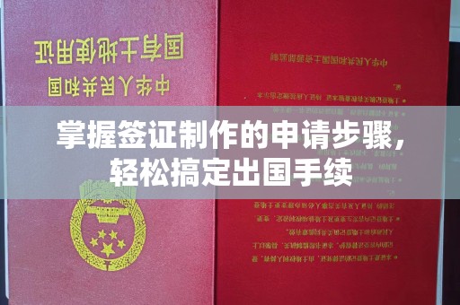 浮山掌握签证制作的申请步骤，轻松搞定出国手续