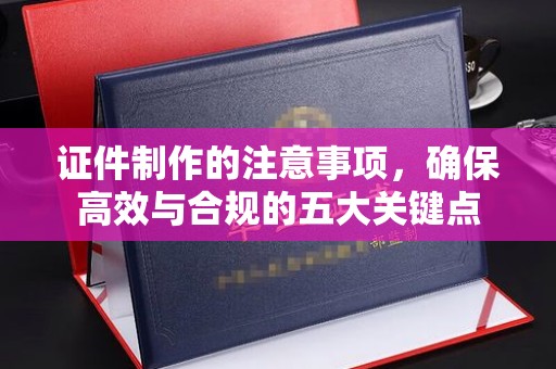 仁化证件制作的注意事项，确保高效与合规的五大关键点