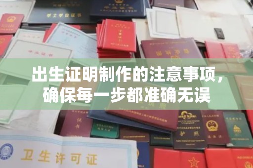 翔安出生证明制作的注意事项，确保每一步都准确无误