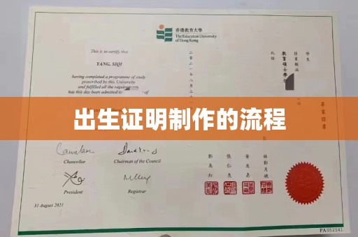 庆安出生证明制作的流程